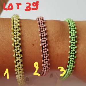 Bracelets collection Galon LOT 39